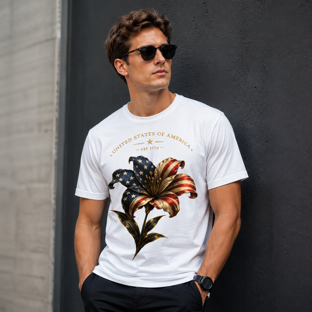 American Bloom Unisex Oversized Classic T-Shirt