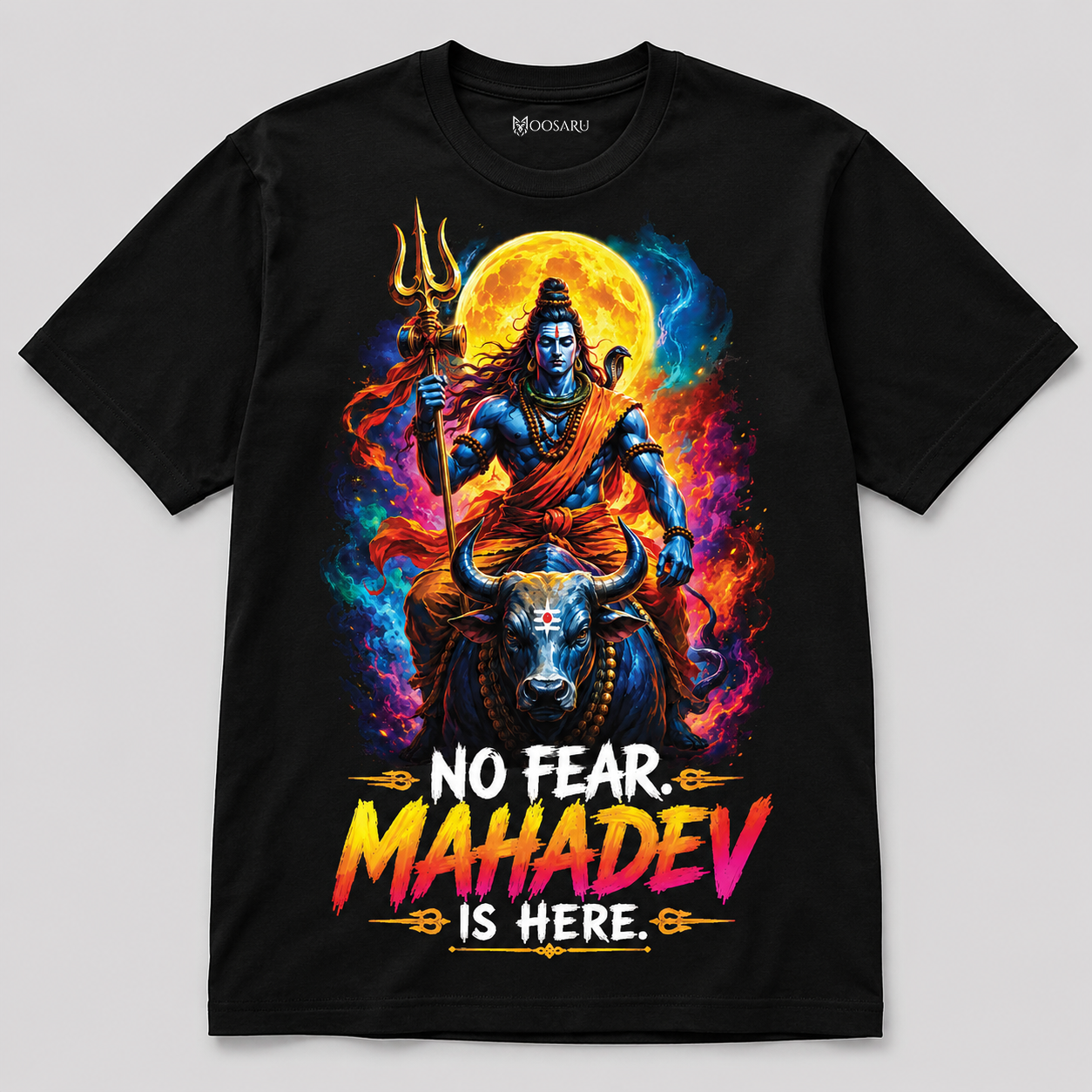 No Fear. Mahadev Is Here Unisex Basic T-Shirt