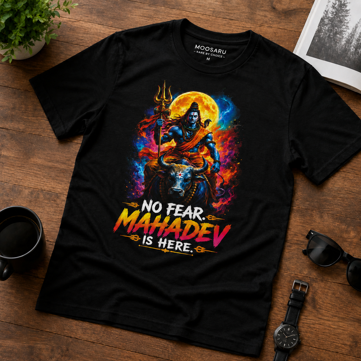 No Fear. Mahadev Is Here Unisex Basic T-Shirt