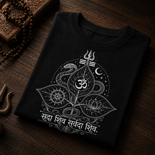 Sada Shiv Sarvada Shiv Unisex Graphic Standard Crew T-Shirt